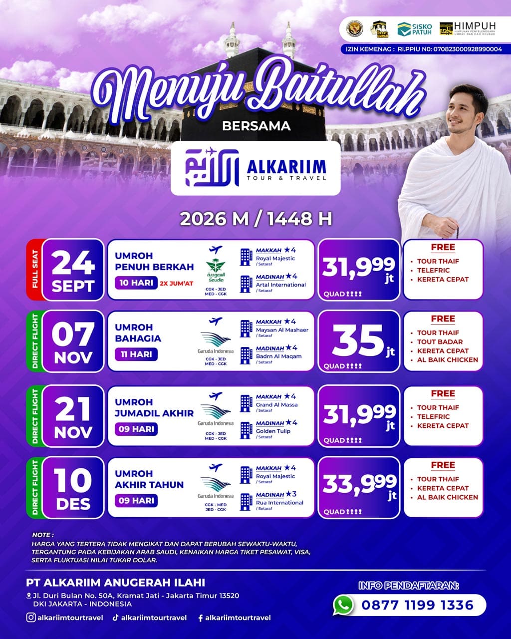 Paket Umroh Plus Turki